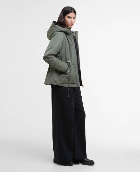 Winter Piper Showerproof Jacket Dusky Khaki