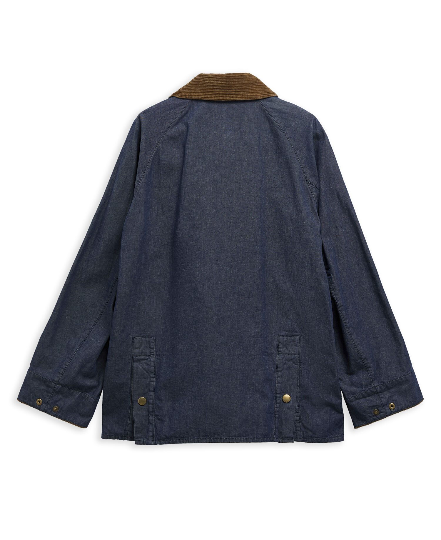 Oversized Bedale Denim Casual Jacket Indigo