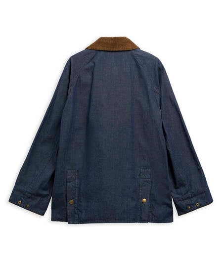 Oversized Bedale Denim Casual Jacket Indigo