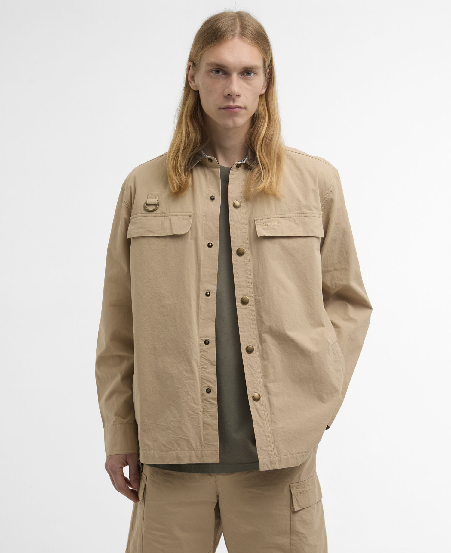 Spey Poplin Overshirt Tan