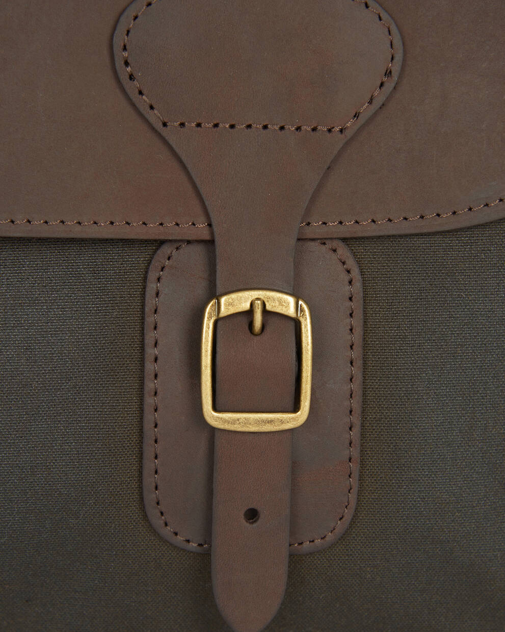 Waxed Leather Briefcase