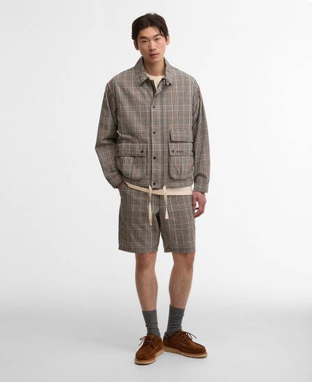 Westoe Check Casual Jacket Neutral Check