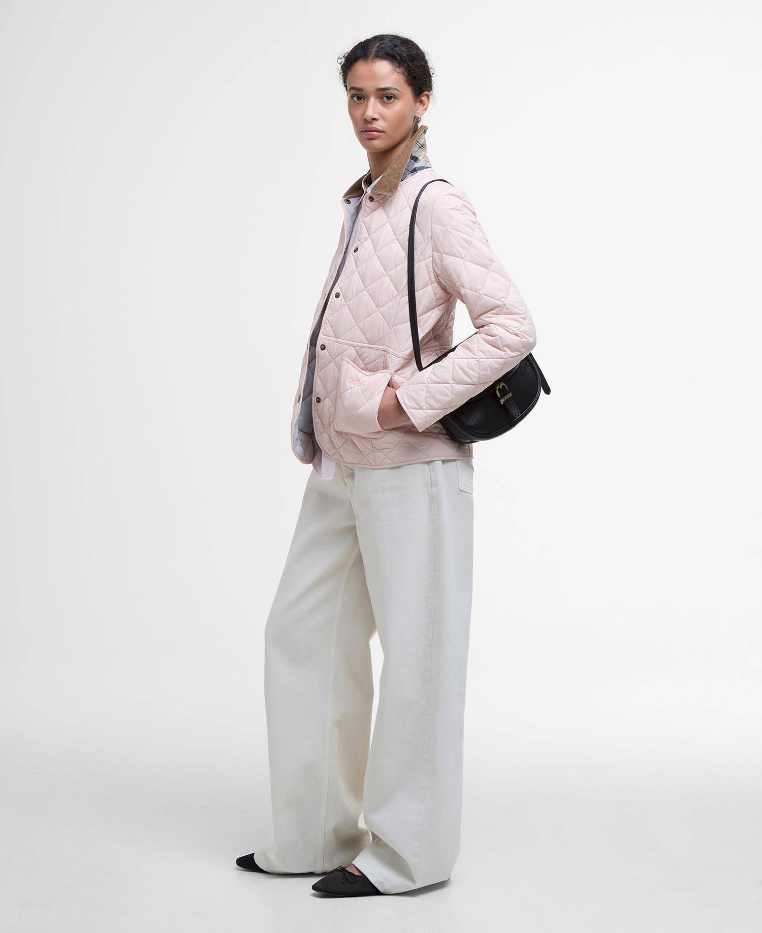 Deveron Quilted Jacket Primrose Pink/Ice White image number 1