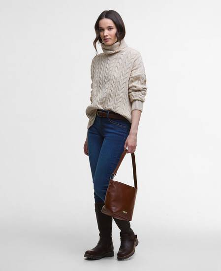 Maglione Embleton a collo alto con risvolto Birch