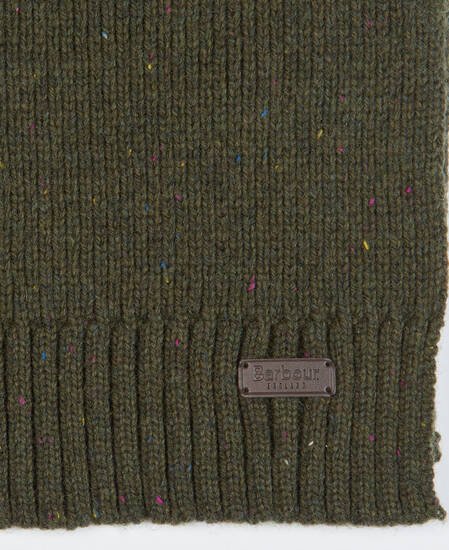 Carlton Fleck Beanie & Scarf Gift Set Olive