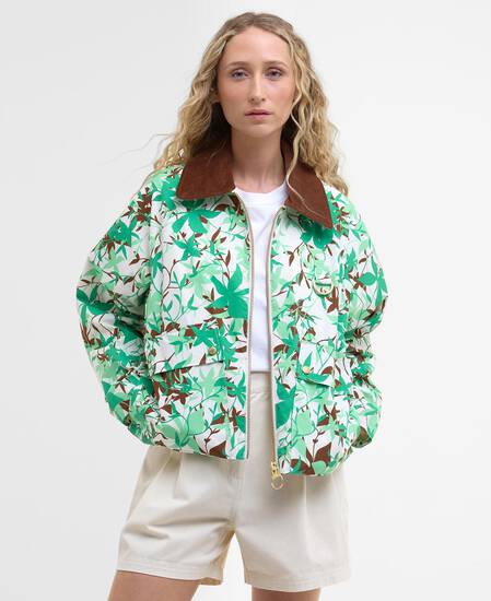 Kayleigh Printed Casual Jacket Trailing Floral