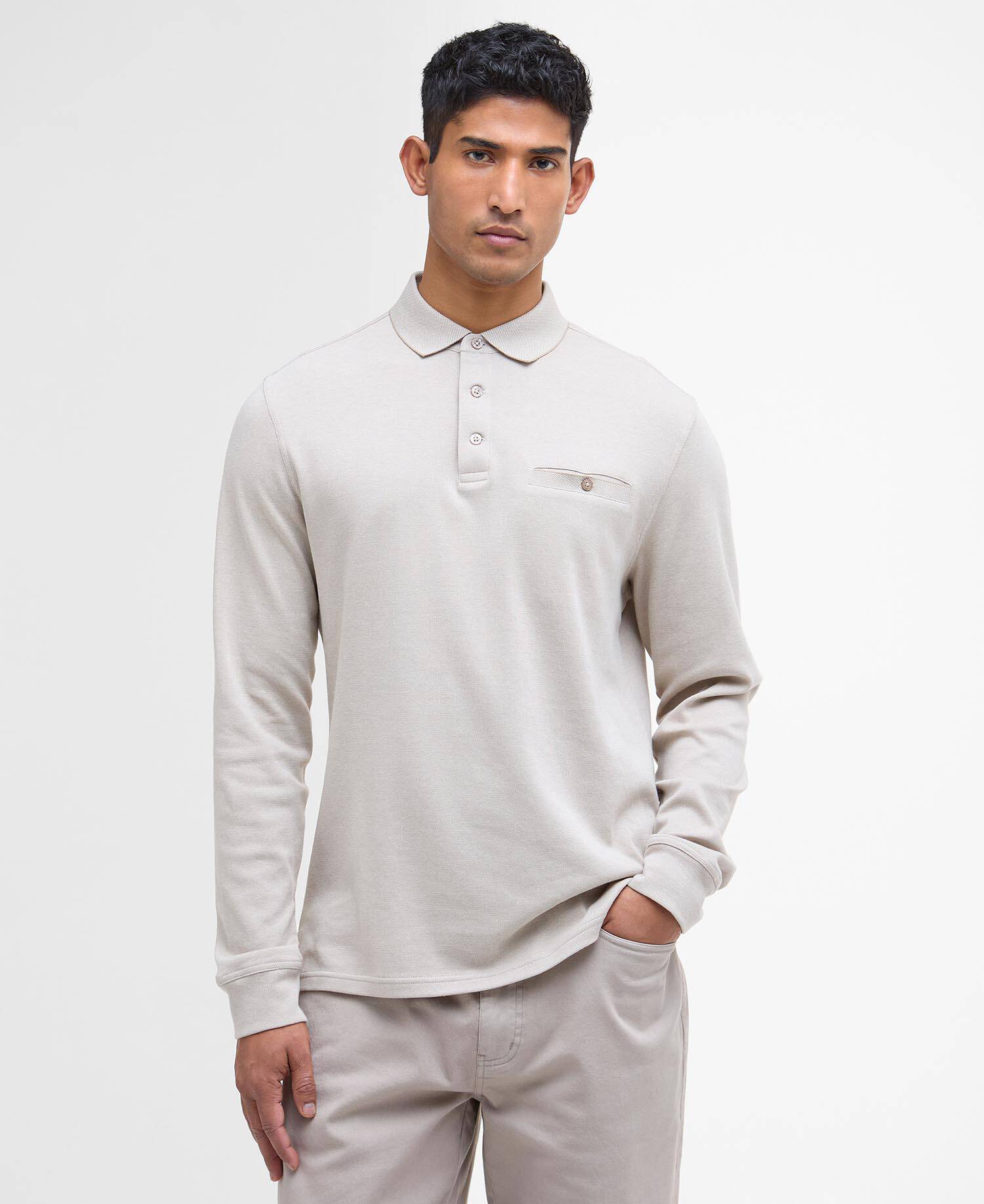 Farmwell Tailored Long-Sleeved Polo Shirt image number 0
