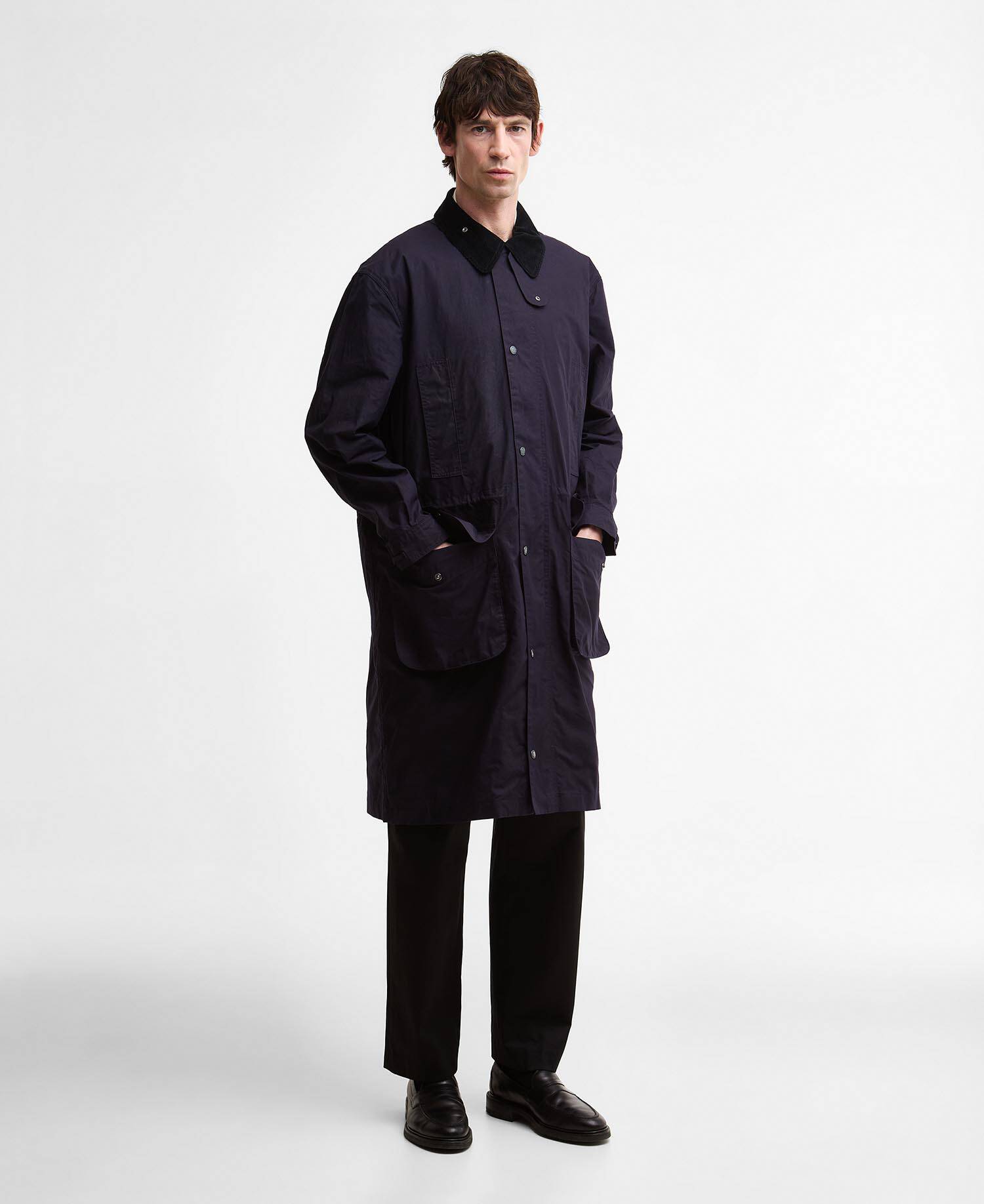 Barbour x Kaptain Sunshine Endurance Casual Jacket Dark Indigo image number 1
