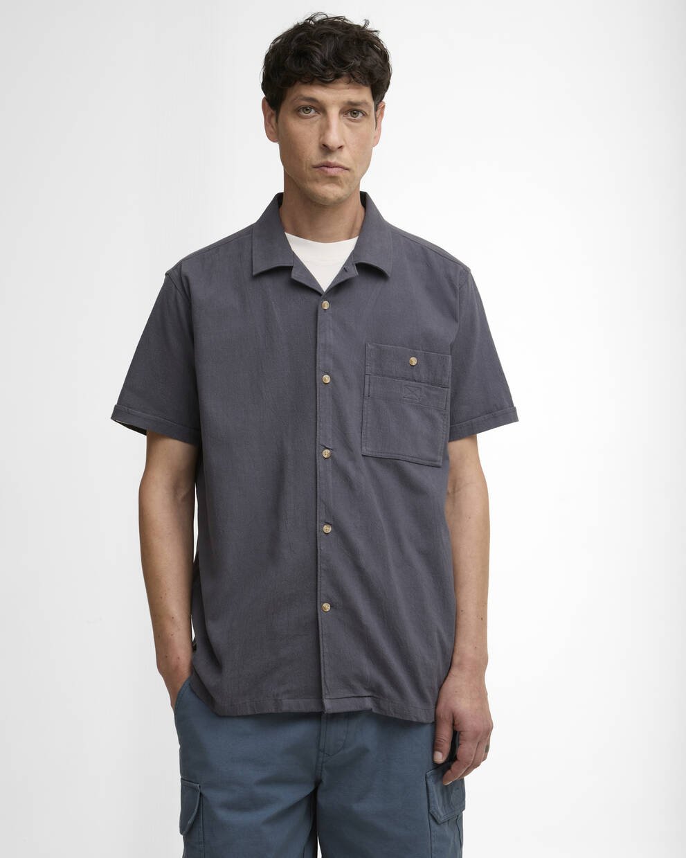Riddell Crepe Relaxed Shirt
