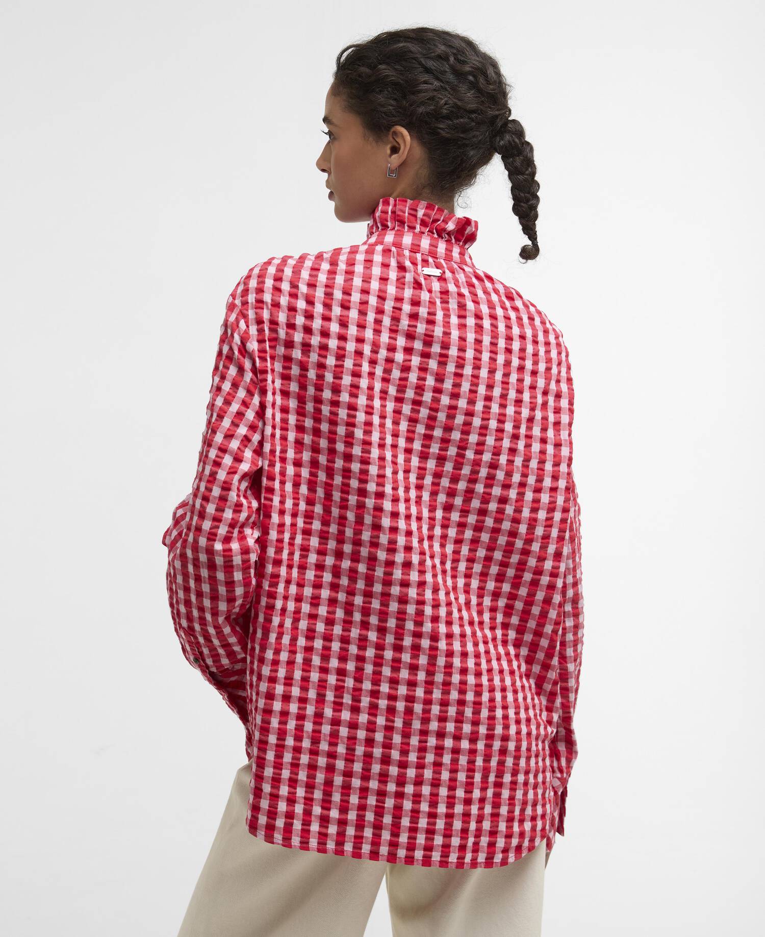 Esther Gingham Oversized Shirt image number 2