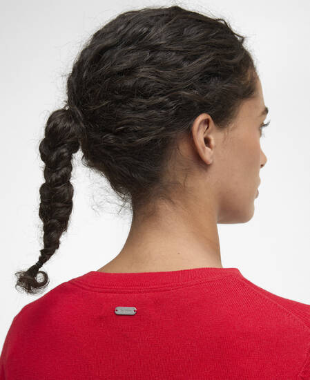 Oakley Merino-Blend Crew Neck Jumper Poppy Red