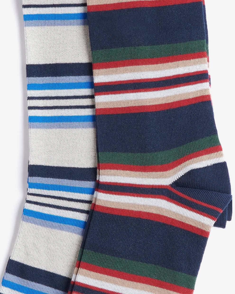 Summer Stripe 2 Pack Socks
