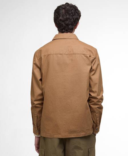 Kippford Canvas Overshirt Bronze Brown