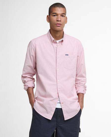 Marsden Tailored Long-Sleeved Shirt Earth Pink