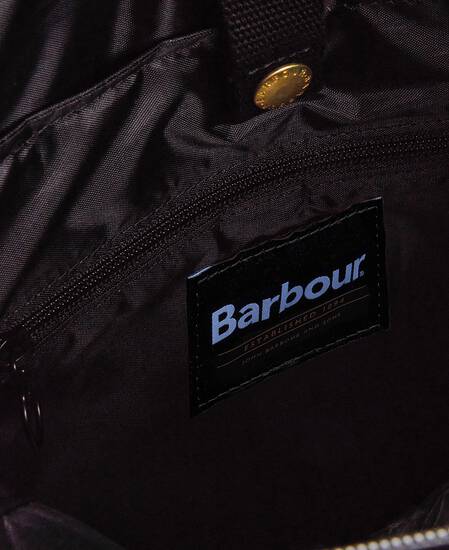 Field Roll-Top Waxed Backpack Olive-Black