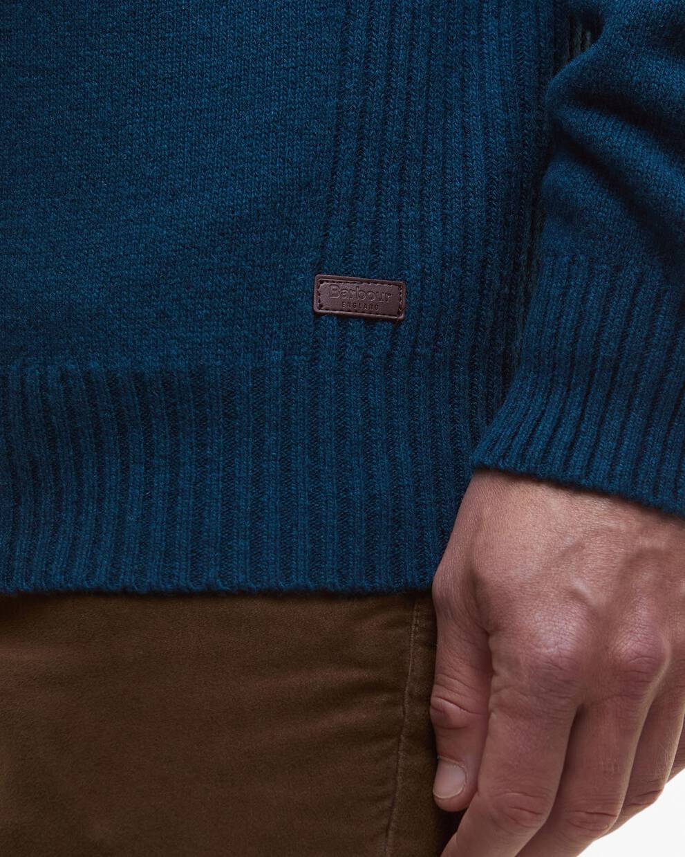 Felpa con mezza zip Nelson Essential