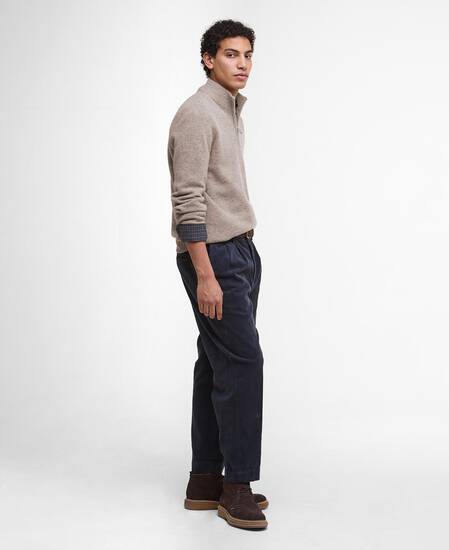Tainsbury Half-Zip Jumper Stone