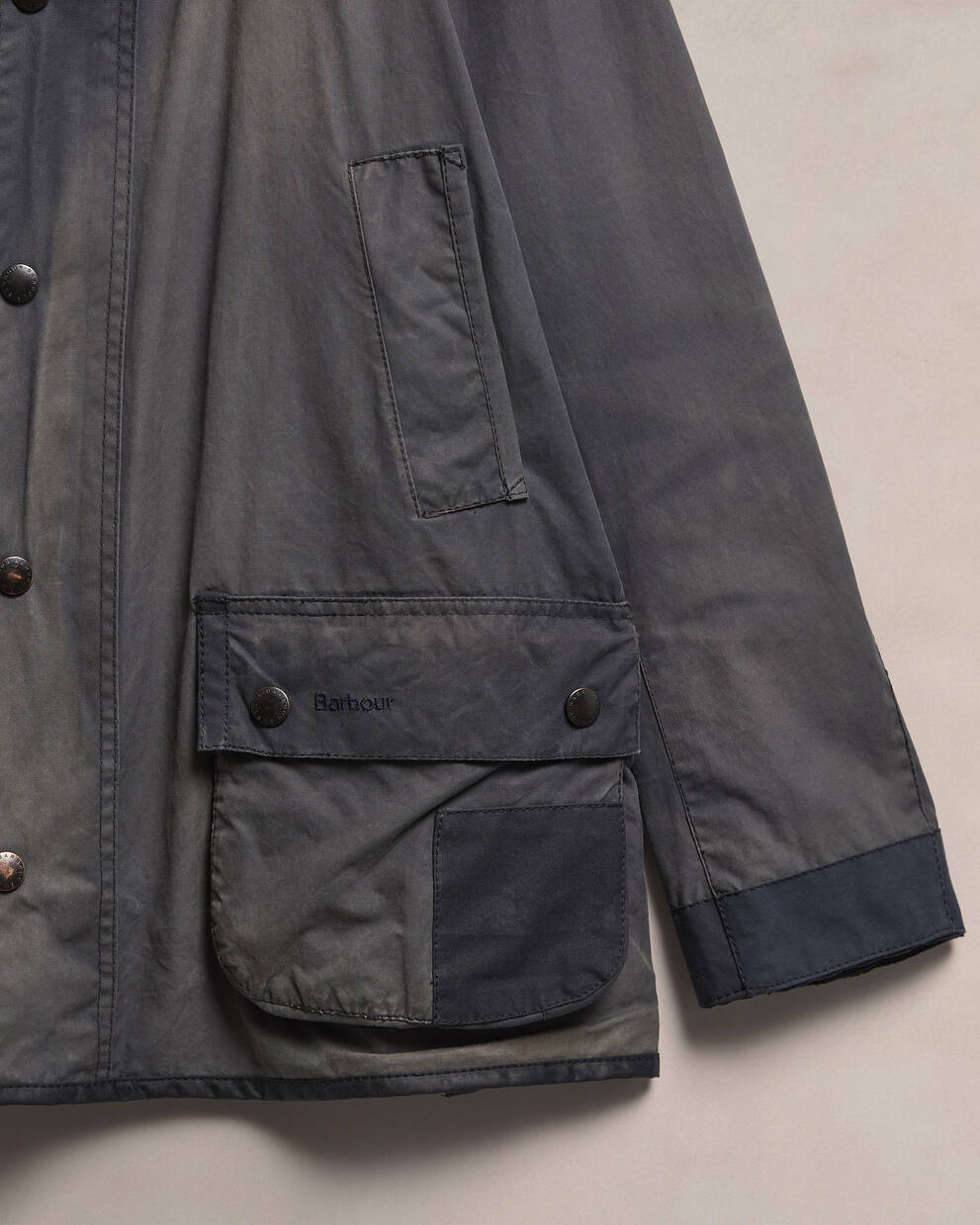 Barbour Re-Loved Men's Ashby Waxed Jacket - Size XL