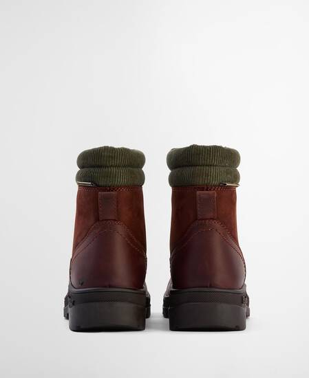 Laurelle Lace-Up Boots Mahogony/Choc Nubuck