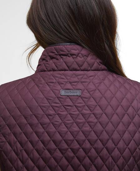 Dahlia Gilet Black Cherry Dahlia Gilet Black Cherry