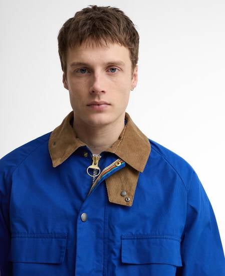 Paul Smith Loves Barbour Sugarlump Bedale Casual Jacket Royal