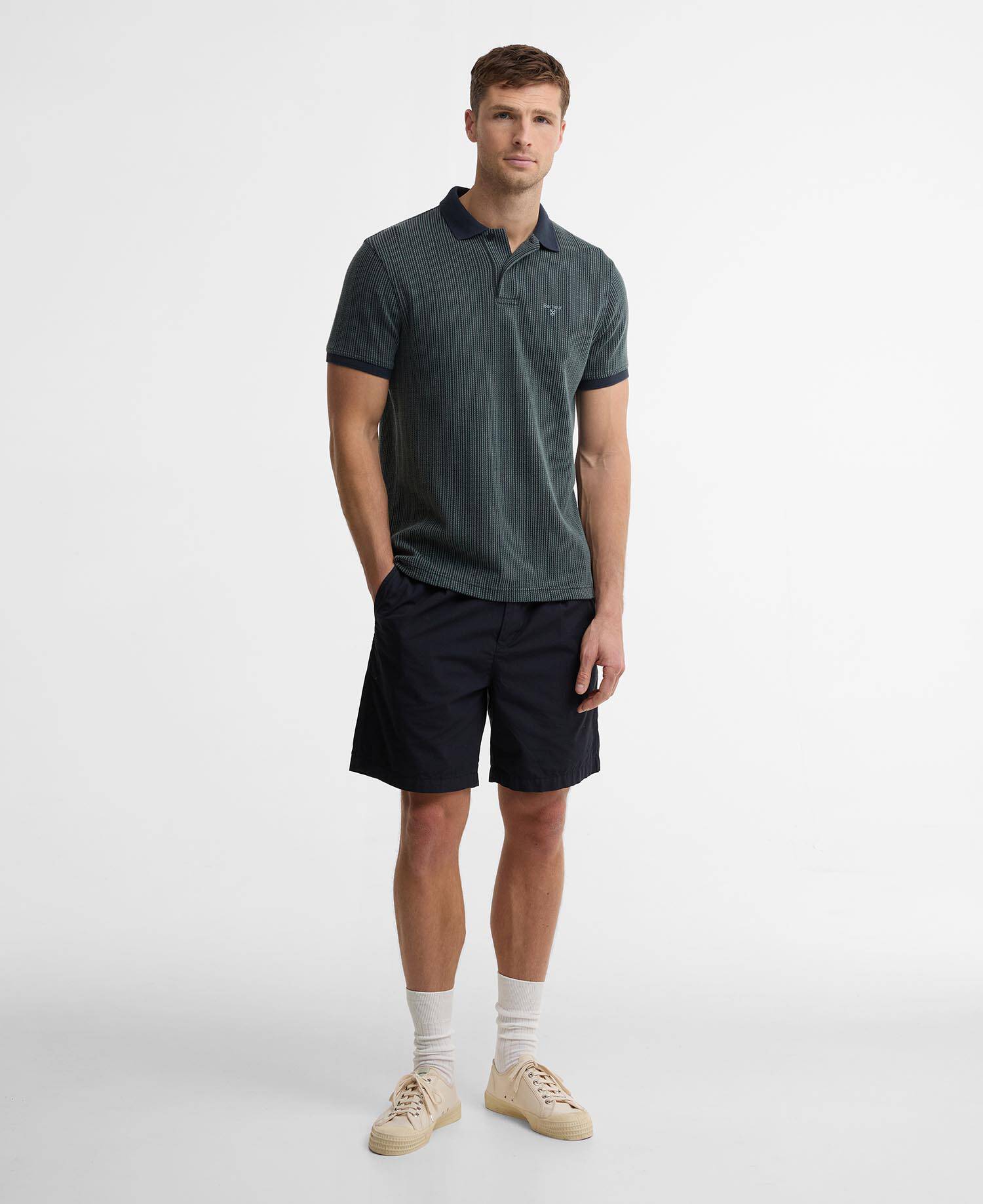 Harworth Tailored Polo Shirt Dark Navy image number 1