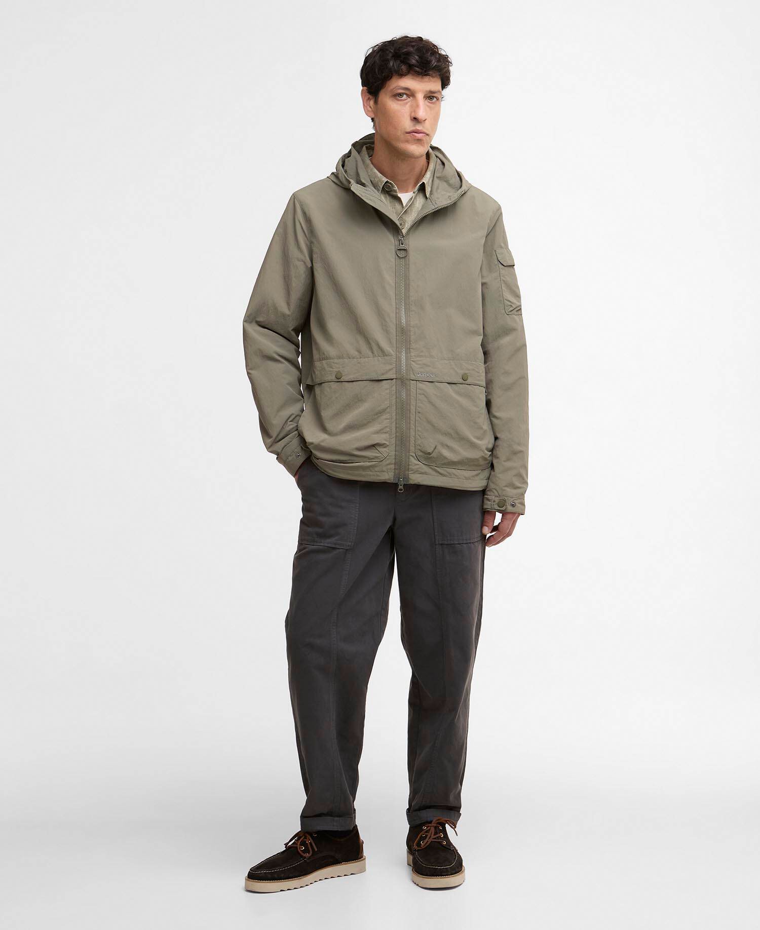 Re-Engineered Argyll Showerproof Jacket Smokey Olive image number 1