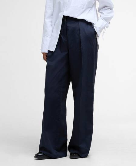 Colleen Wide-Leg Trousers Dark Navy