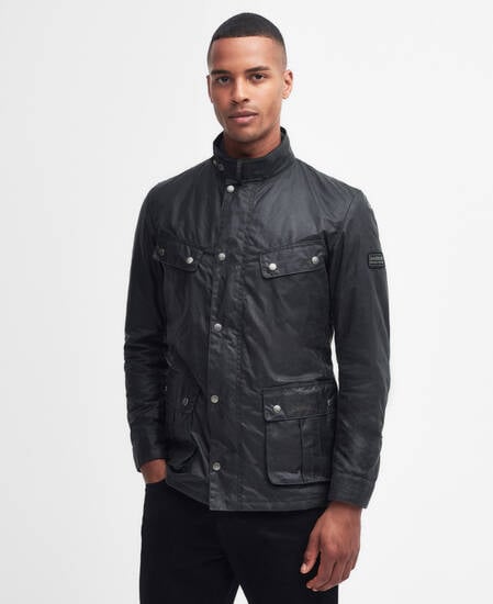 Duke Waxed Jacket Sage