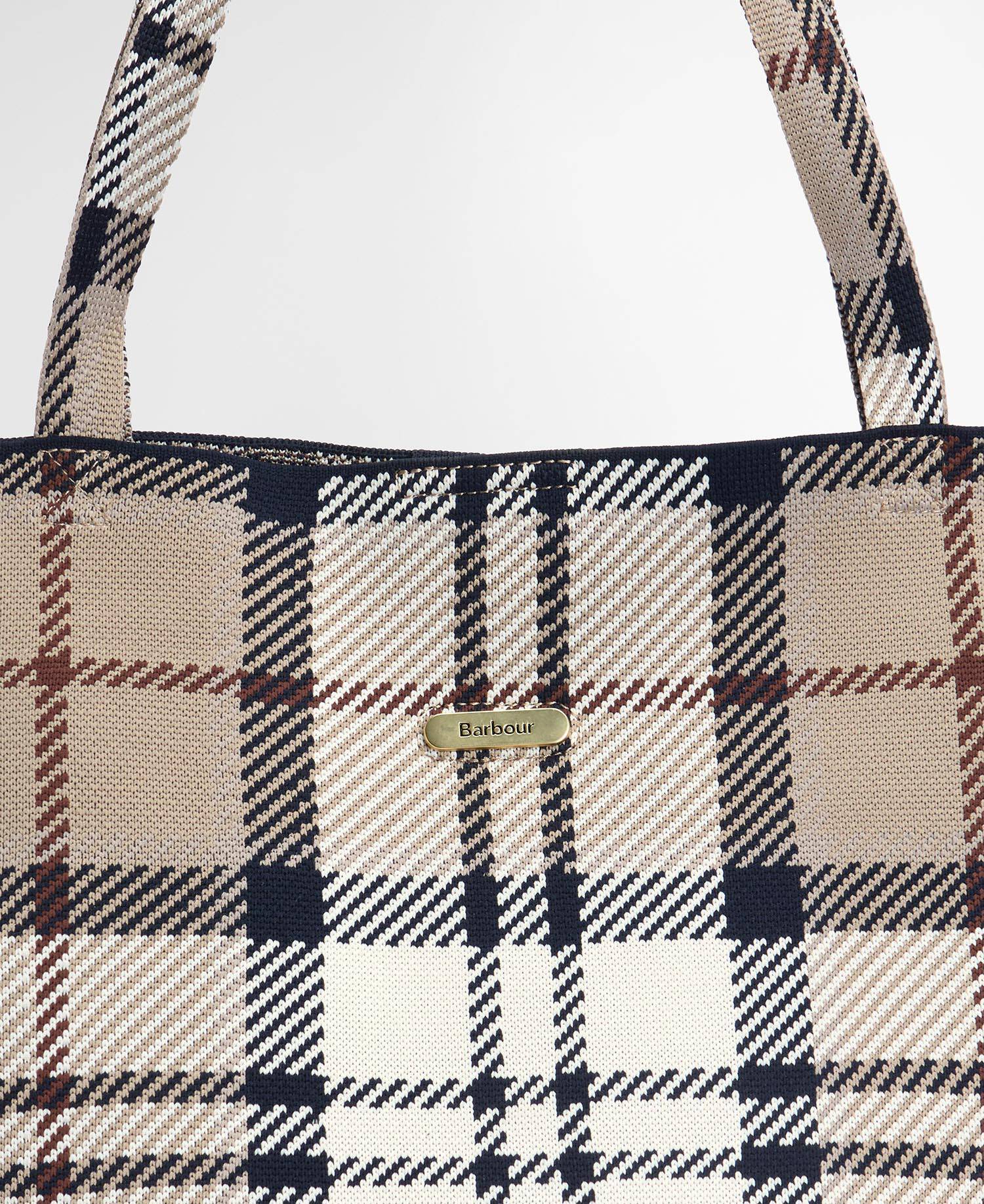 Layla Tartan Large Tote Bag image number 6