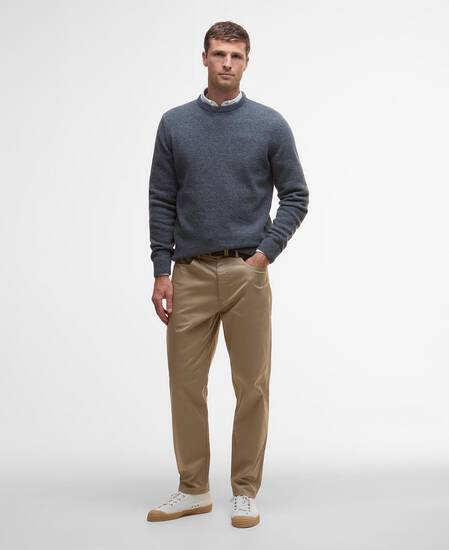 Holden Crew Neck Jumper Mid Grey Marl