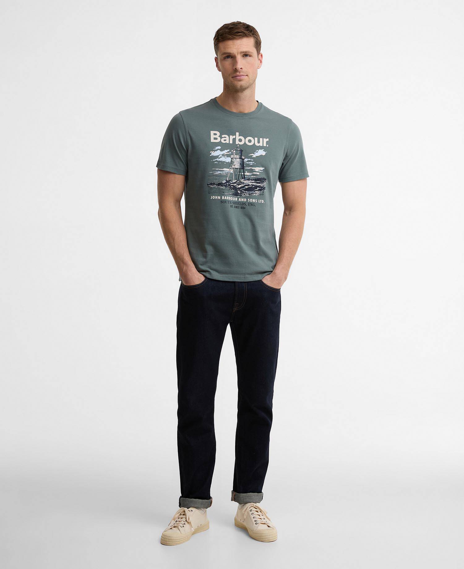Harbourside Graphic T-Shirt Vintage Teal image number 1