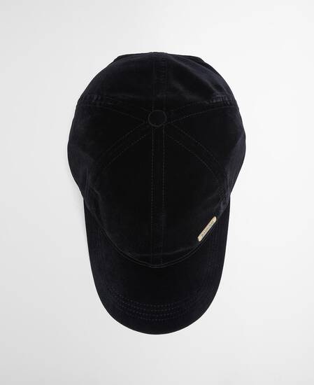 Cecilla Velvet Cap Black