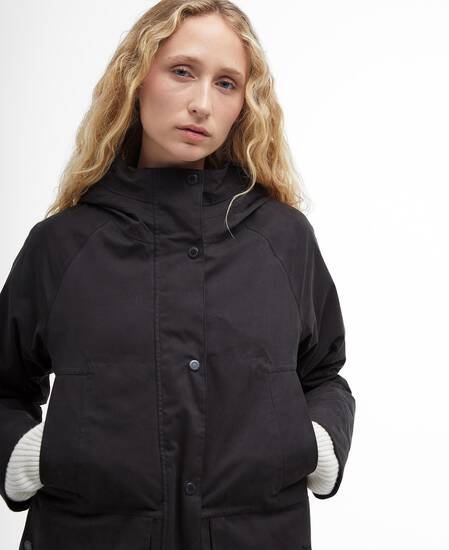 Winter Beadnell Waterproof Jacket Black-Ancient