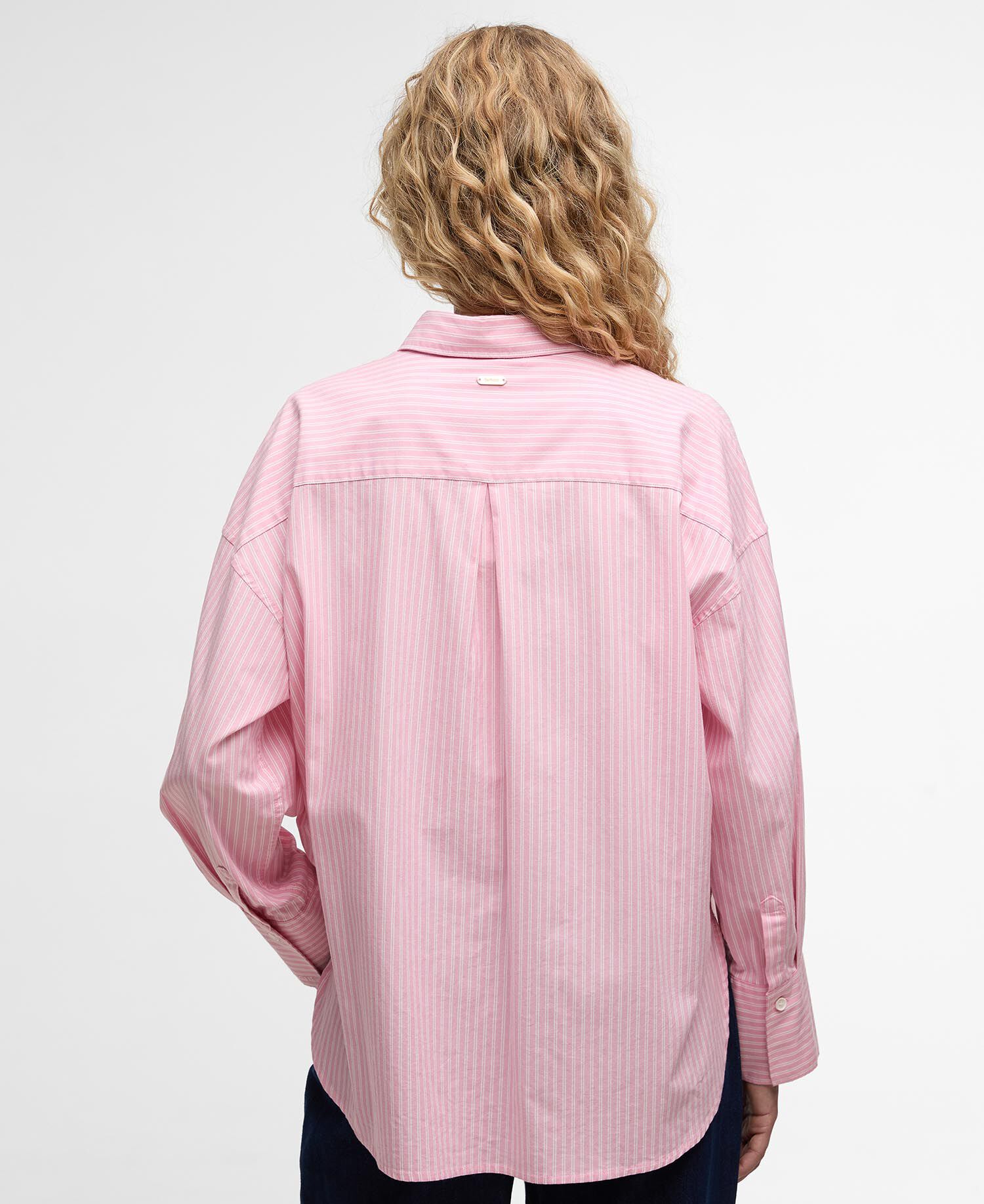 Rosie Striped Boxy Shirt Cherry Blossom Stripe