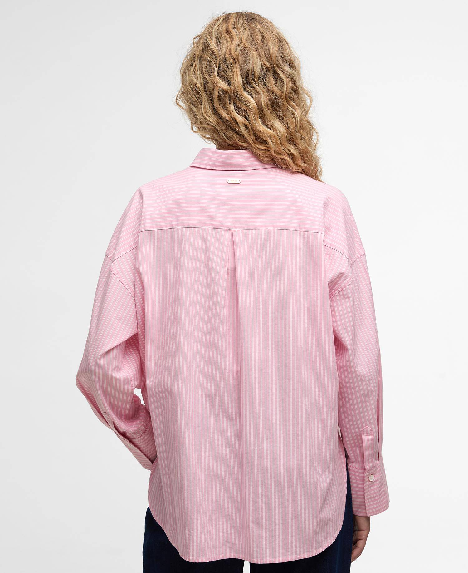 Rosie Striped Boxy Shirt Cherry Blossom Stripe image number 2