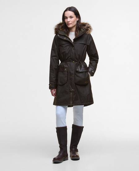 Durham City Waxed Parka Rustic