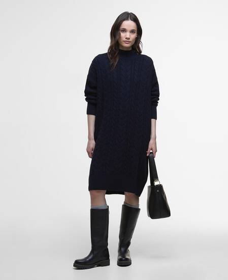 Mini-abito in maglia Belford Navy
