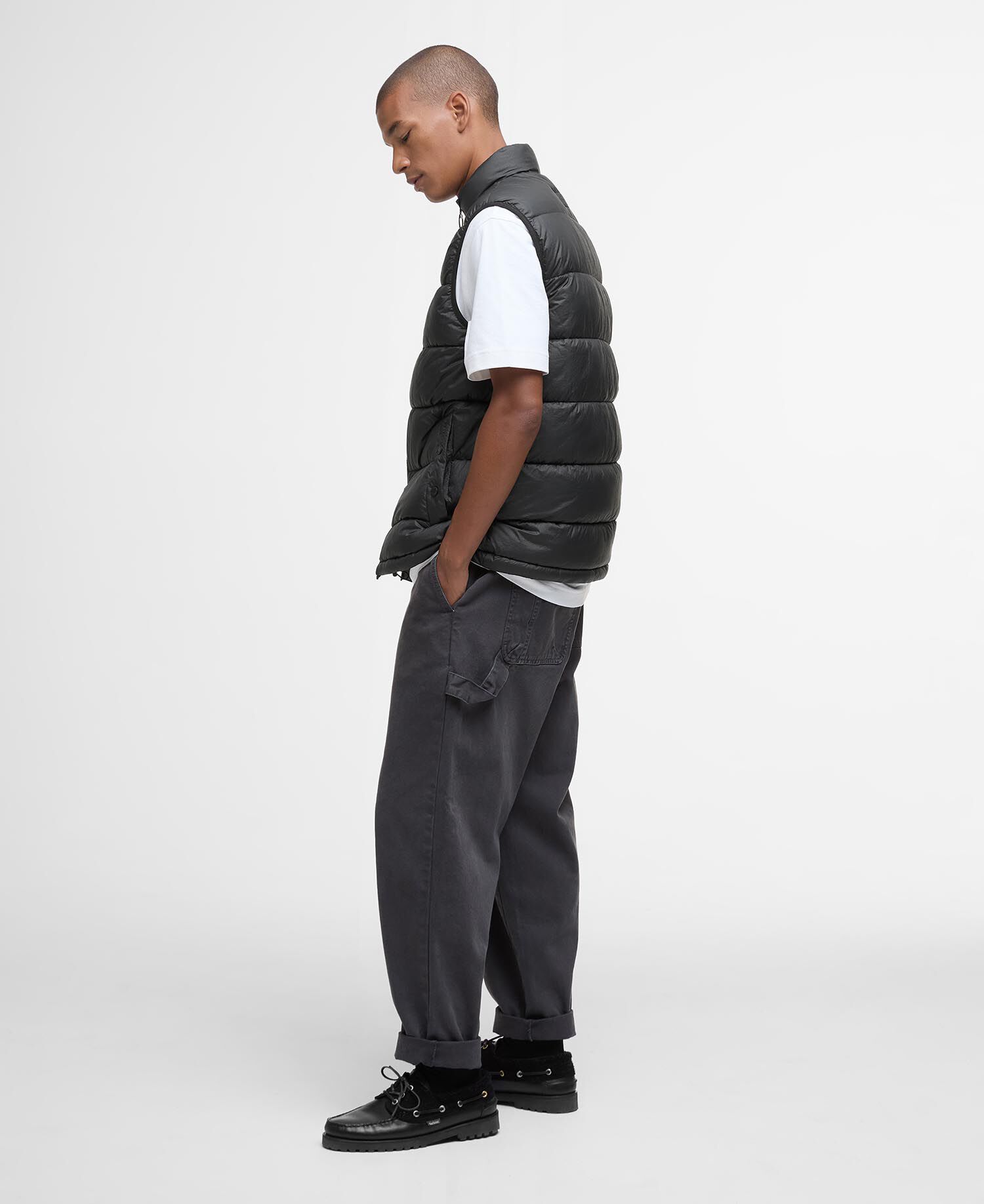 Offshore Quilted Gilet Black