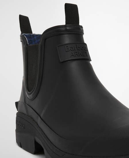 Barbour x ARKET Chelsea Wellingtons Black