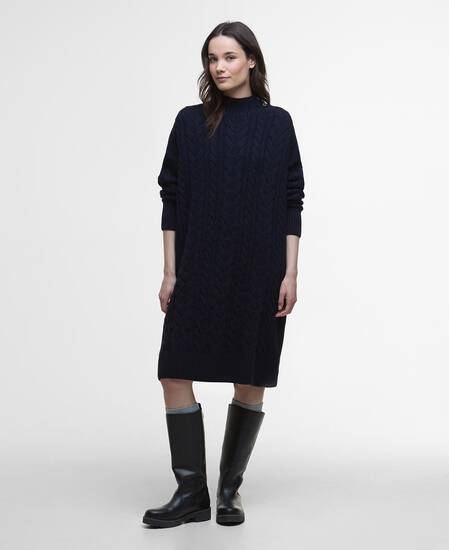 Mini-abito in maglia Belford Navy