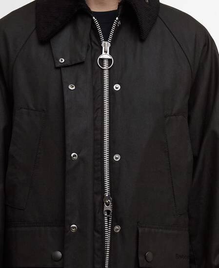 Women's Bedale Waxed Jacket Black/Cardinal Women's Bedale Waxed Jacket Black/Cardinal