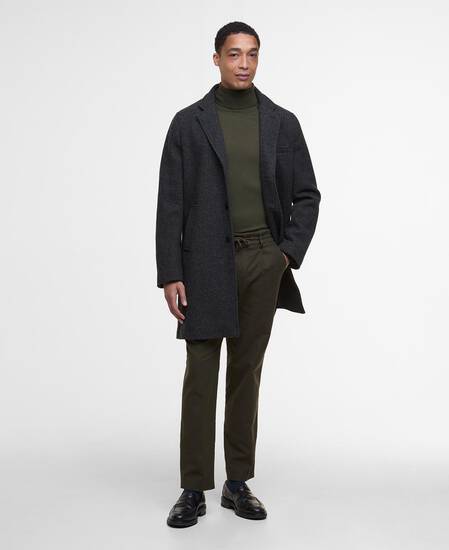 Kirkbridge Wool Coat Dark Grey Marl/Classic