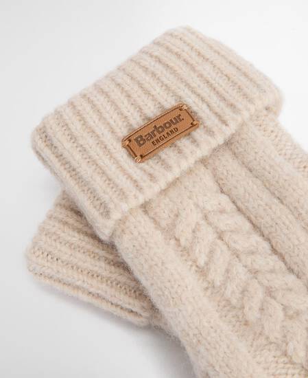 Elsdon Mittens Eggshell