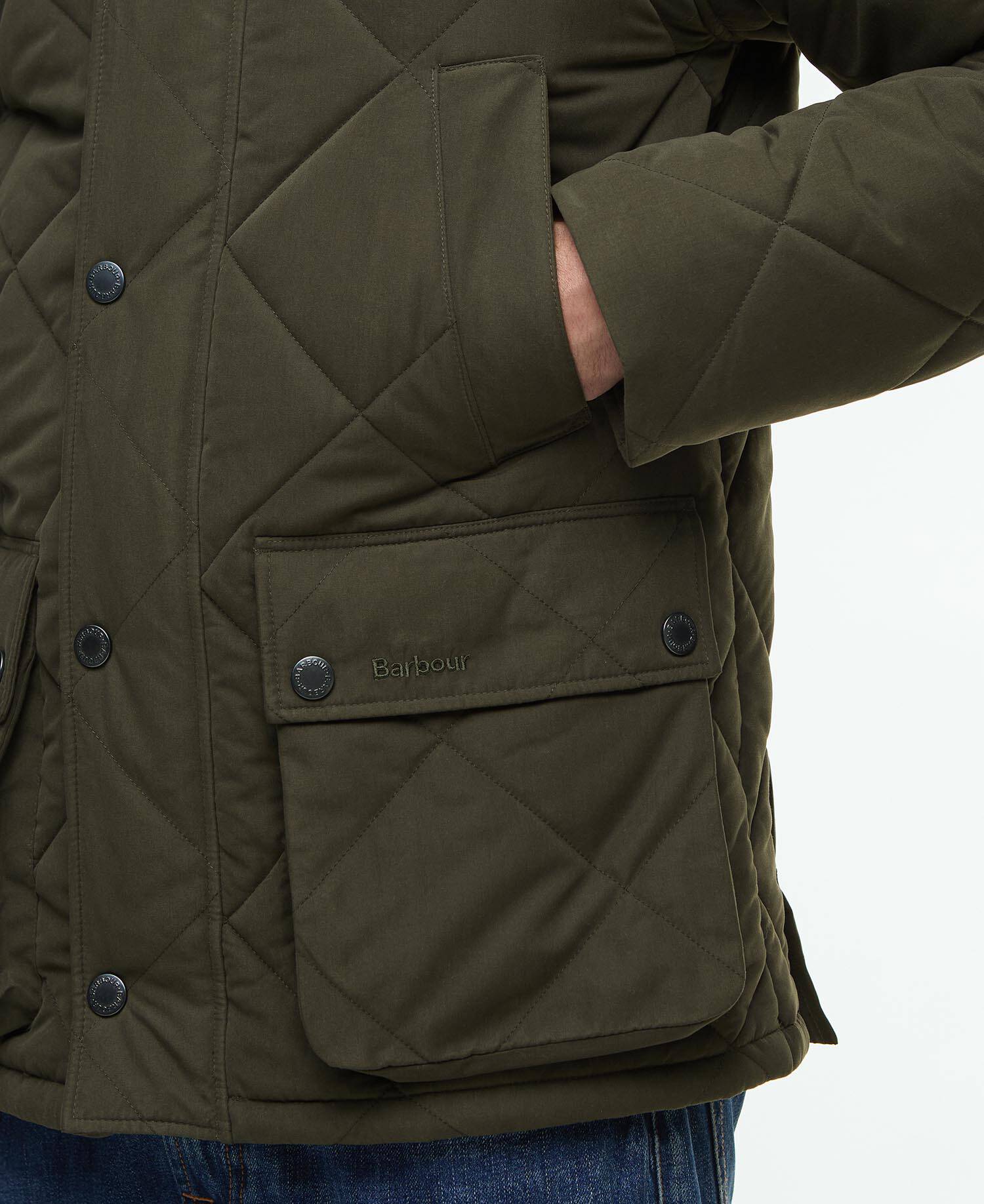 Modern Bedale Quilted Jacket Olive image number 5