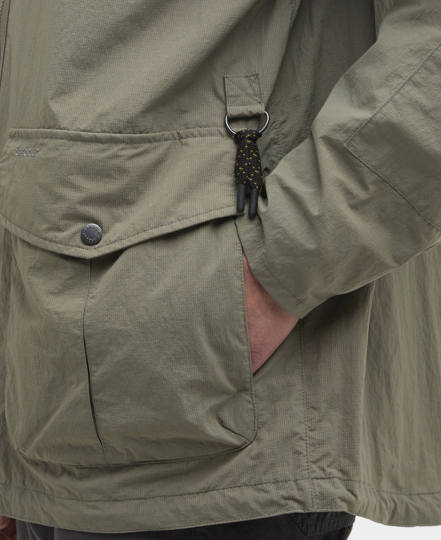 Freizeitjacke Re-Engineered Wading Smokey Olive image number 4