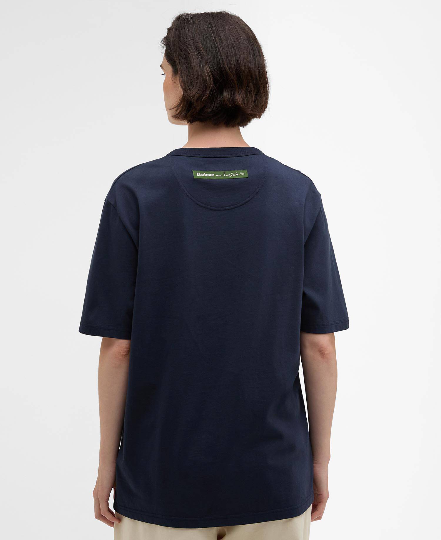 Paul Smith loves Barbour Wax Can Graphic T-Shirt image number 6