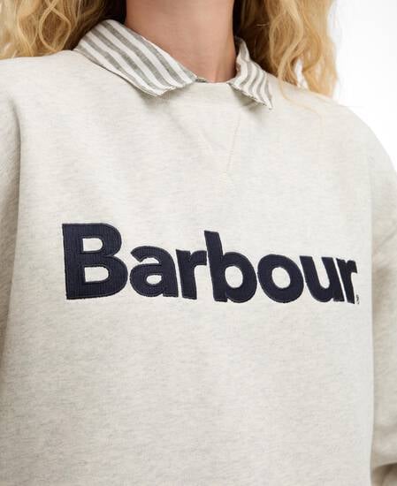 Hartland Logo Sweatshirt Cloud Marl