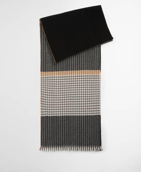 Sciarpa Melody con motivo a scacchi Charcoal Sciarpa Melody con motivo a scacchi Charcoal