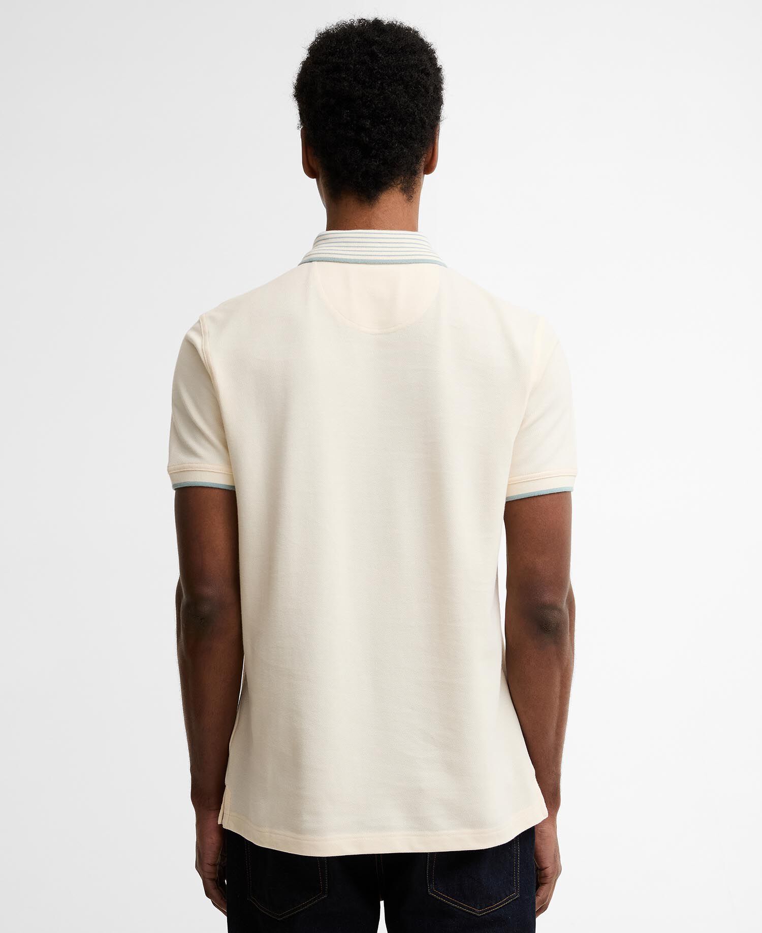 Denwick Short-Sleeved Polo Shirt Whisper White